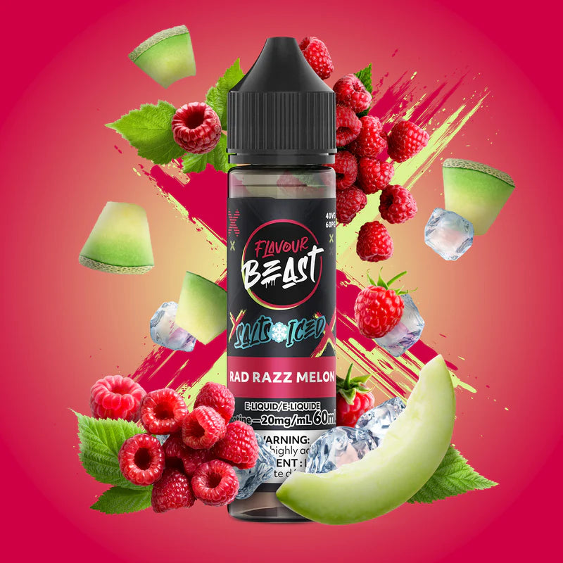 Flavour Beast E-Liquid -Rad Razz Melon (Iced)
