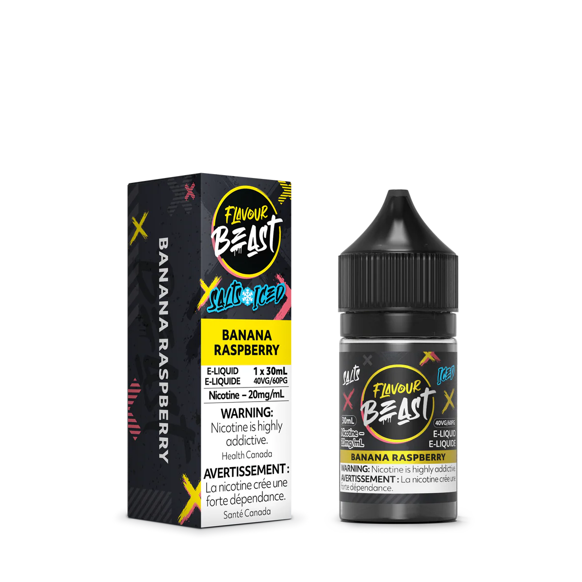Flavour Beast E-Liquid- Banana Raspberry (Iced)