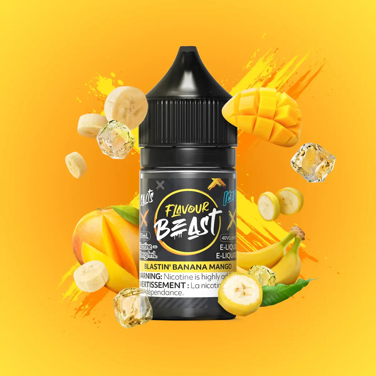 Flavour Beast E-liquid- Blastin' Banana Mango (Iced)